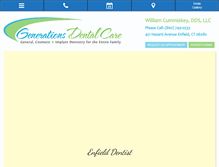 Tablet Screenshot of generationsdentalcare.com